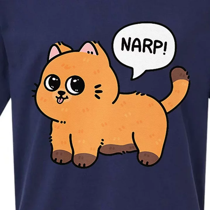 Narp! Funny Cat Lover Sueded Cloud Jersey T-Shirt