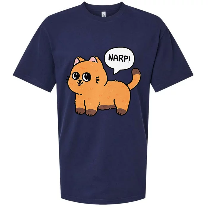 Narp! Funny Cat Lover Sueded Cloud Jersey T-Shirt