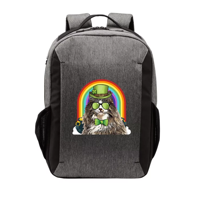 Norwegian Forest Cat Leprechaun Funny St Patricks Day Gift Vector Backpack