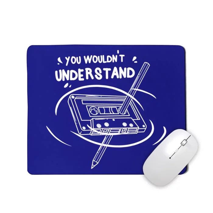 Never Forget Cassette Tape Old School Gift Mousepad