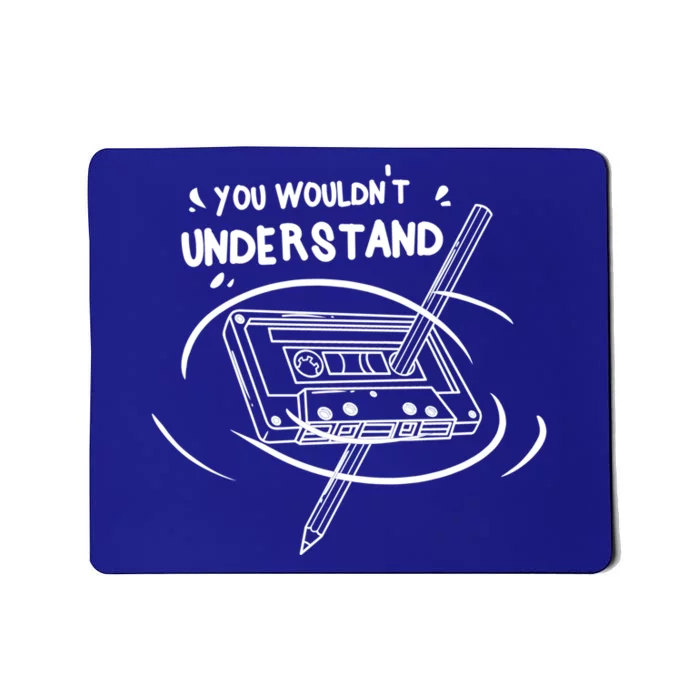 Never Forget Cassette Tape Old School Gift Mousepad