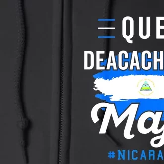 Nicaragua Flag Camiseta Nicaraguan Nicoya Pinoleros Nica Full Zip Hoodie