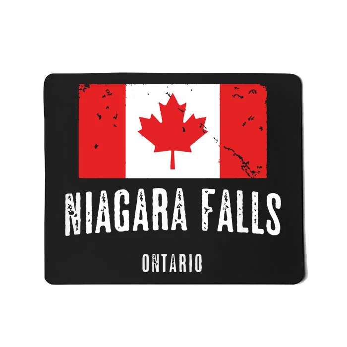 Niagara Falls CANADA CANADIAN Flag Mousepad