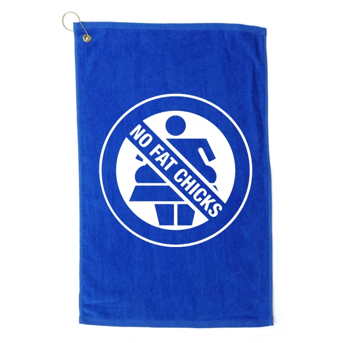 No Fat Chicks Platinum Collection Golf Towel