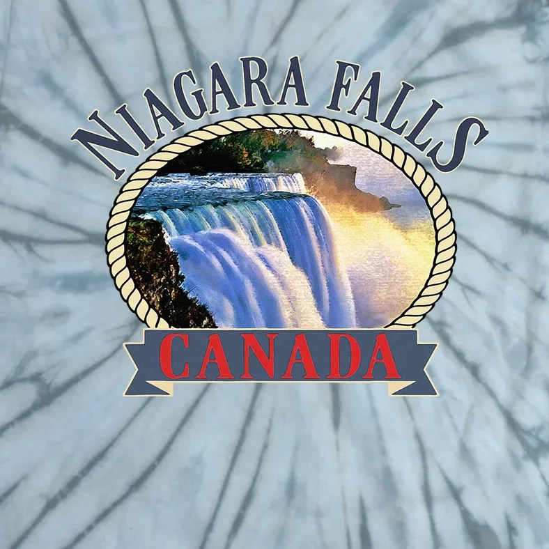 Niagara Falls Canada Usa Nature River Tie-Dye T-Shirt