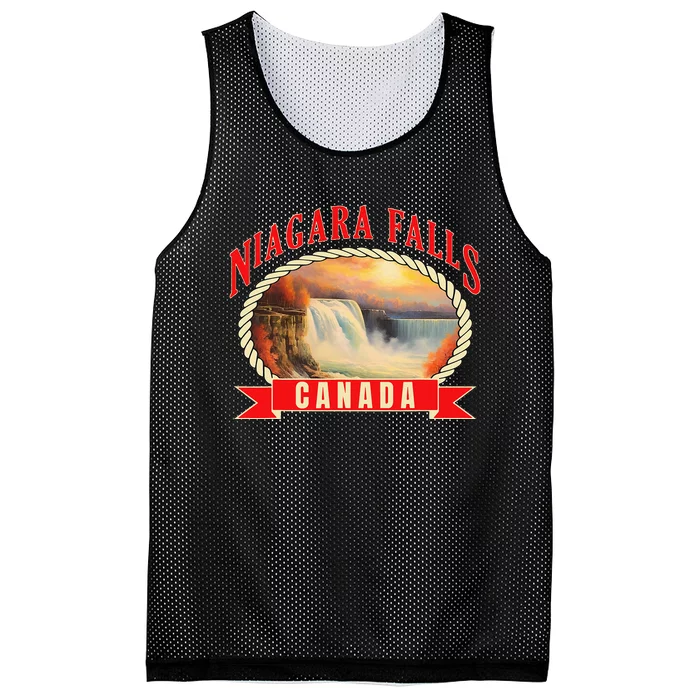 Niagara Falls Canada Usa Nature River Mesh Reversible Basketball Jersey Tank