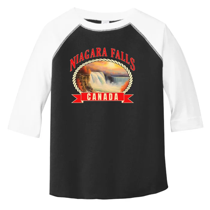 Niagara Falls Canada Usa Nature River Toddler Fine Jersey T-Shirt