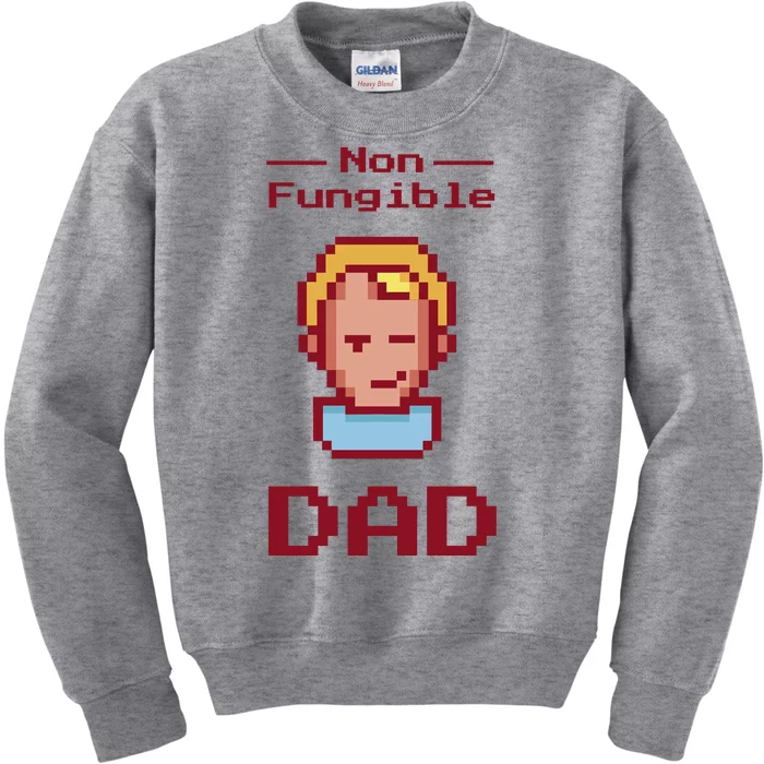 Non Fungible Dad NFT Kids Sweatshirt