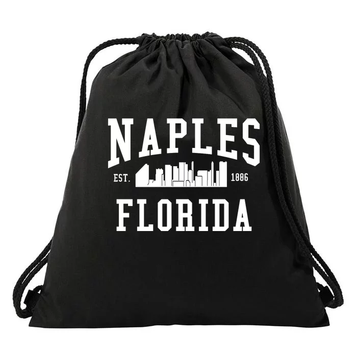 Naples Florida Est 1886 Drawstring Bag