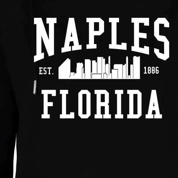 Naples Florida Est 1886 Womens Funnel Neck Pullover Hood