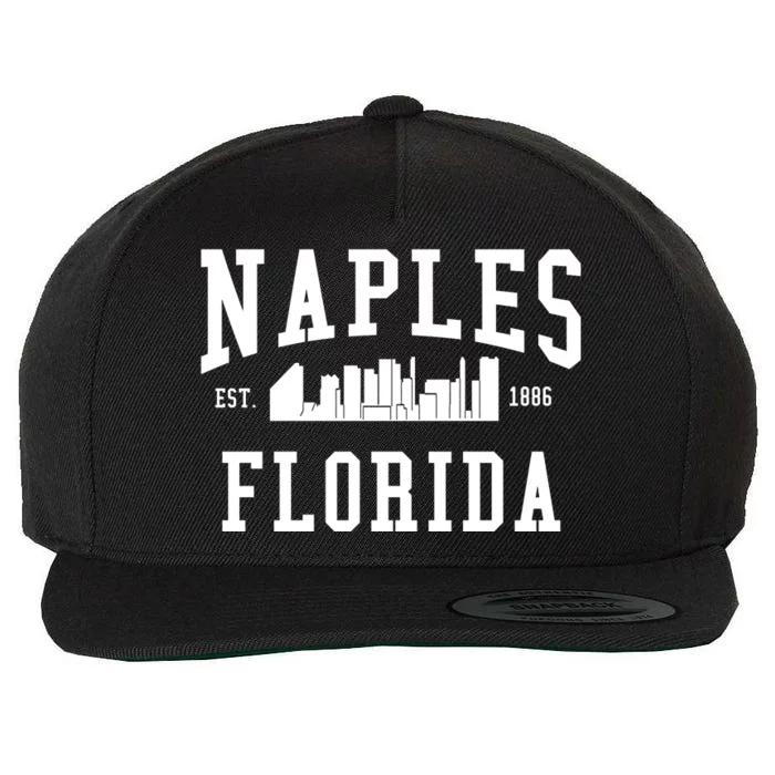 Naples Florida Est 1886 Wool Snapback Cap