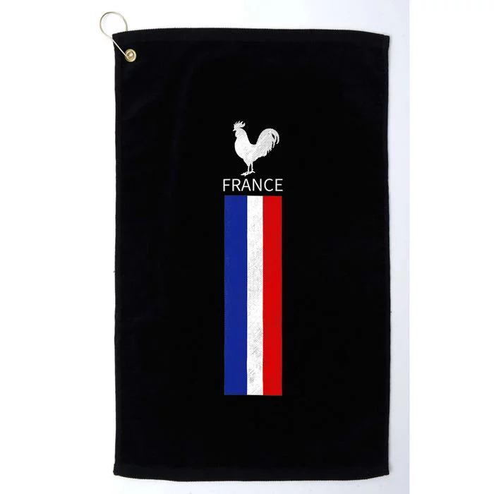 National France Flag Jersey French Football Soccer Team Platinum Collection Golf Towel