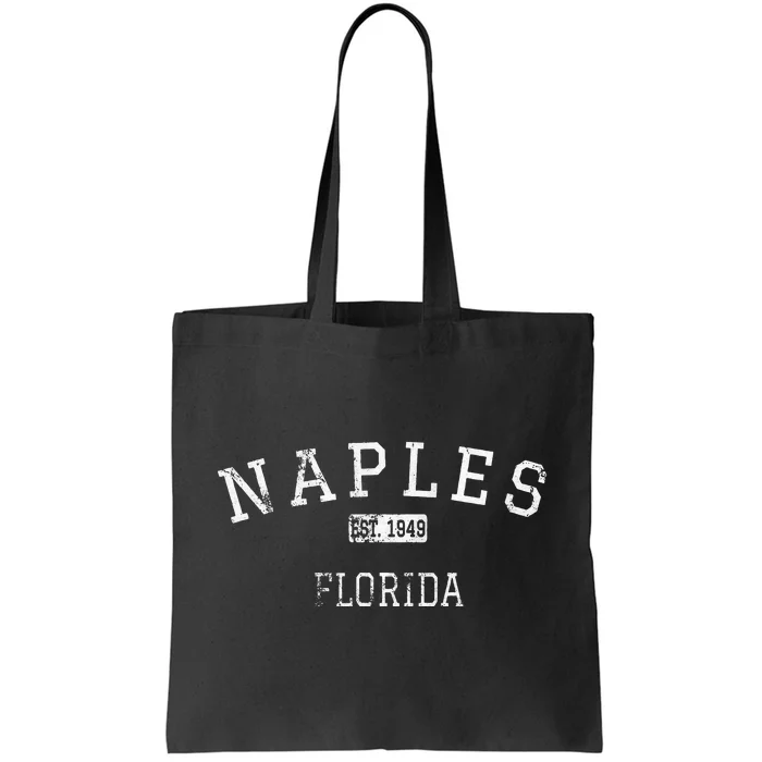 Naples Florida FL Vintage Tote Bag