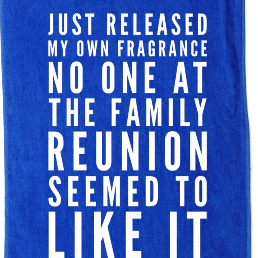 New Fragrance Funny Flatulence Family Reunion Novelty Tee Gift Platinum Collection Golf Towel