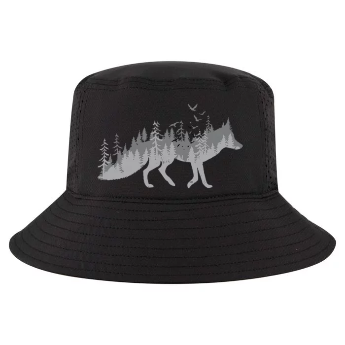 Nature Fox Forest Zookeeper Wildlife Animal Lover Cool Comfort Performance Bucket Hat