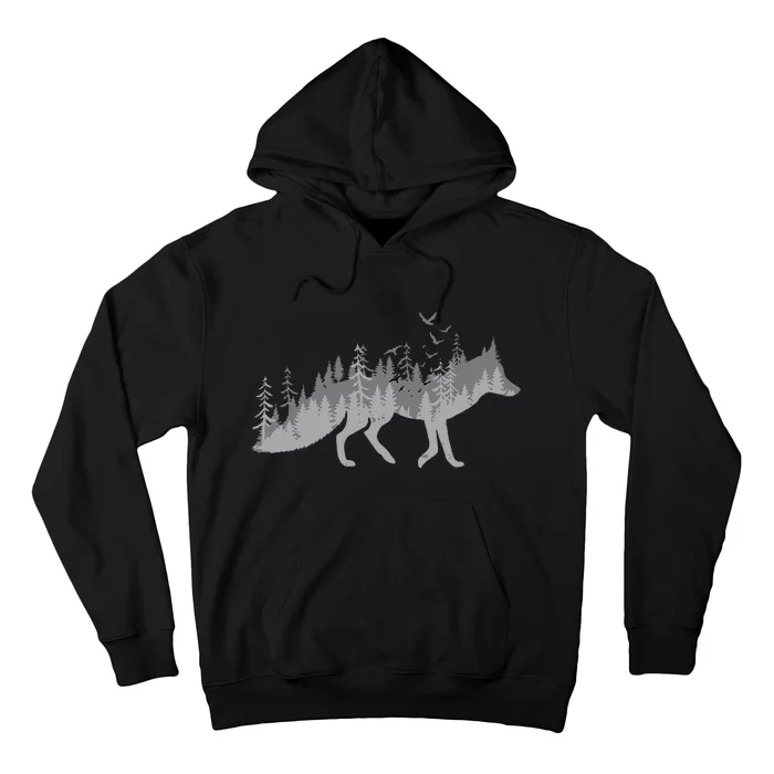 Nature Fox Forest Zookeeper Wildlife Animal Lover Hoodie