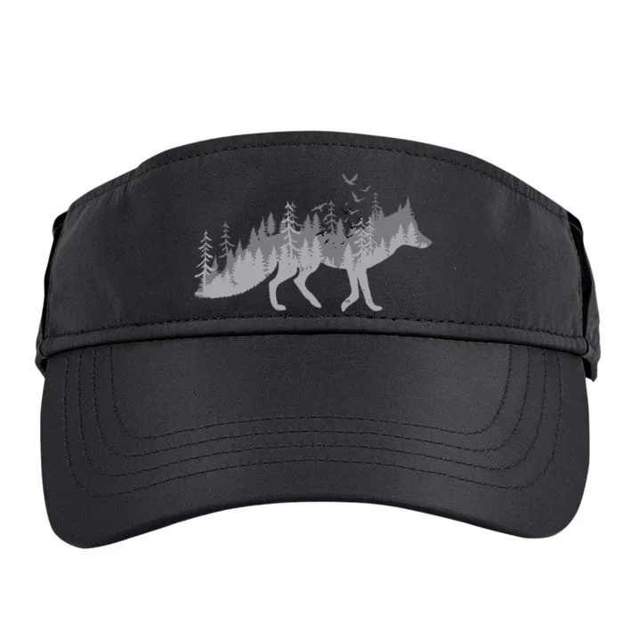 Nature Fox Forest Zookeeper Wildlife Animal Lover Adult Drive Performance Visor