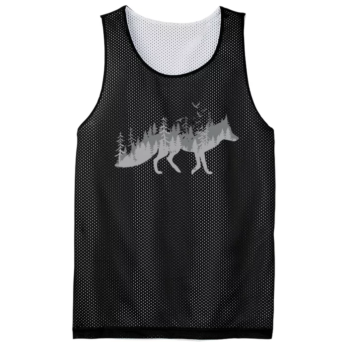 Nature Fox Forest Zookeeper Wildlife Animal Lover Mesh Reversible Basketball Jersey Tank