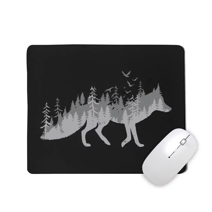 Nature Fox Forest Zookeeper Wildlife Animal Lover Mousepad