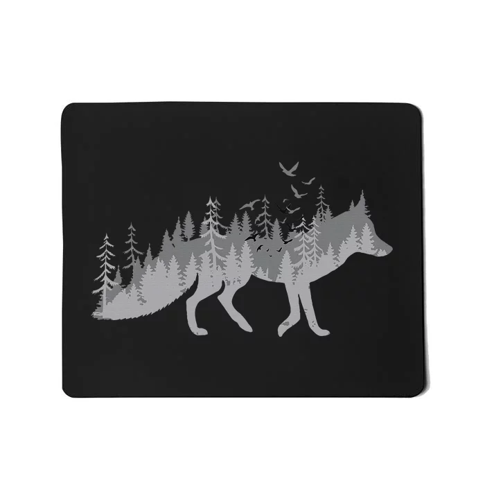 Nature Fox Forest Zookeeper Wildlife Animal Lover Mousepad