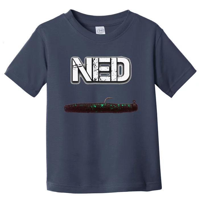 NED Freshwater Fishing Lure Largemouth Bass Toddler T-Shirt