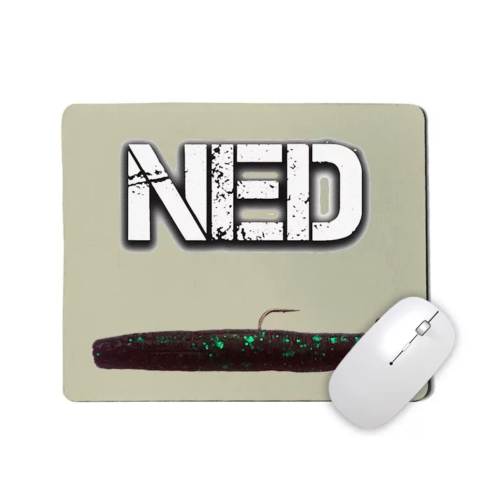 NED Freshwater Fishing Lure Largemouth Bass Mousepad