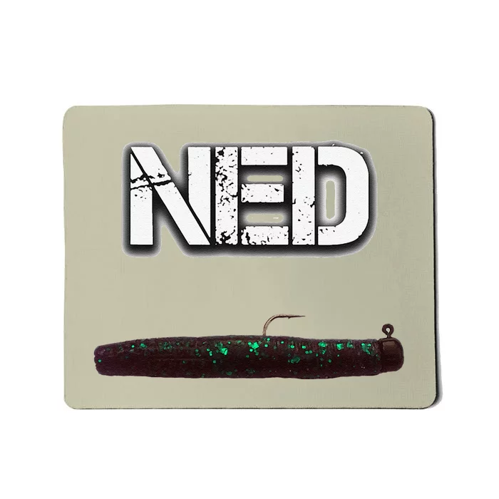 NED Freshwater Fishing Lure Largemouth Bass Mousepad