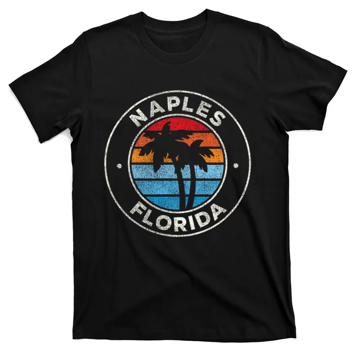 Naples Florida FL Vintage Graphic Retro 70s T-Shirt