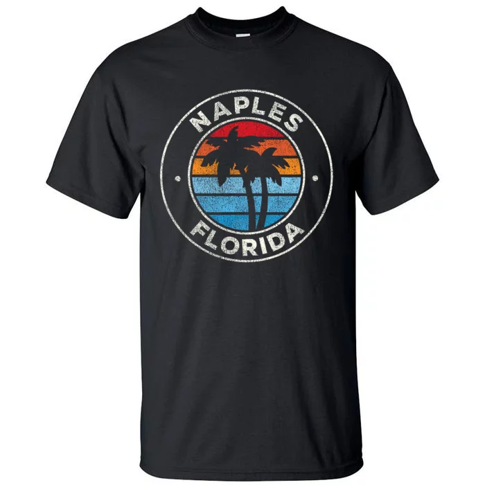 Naples Florida FL Vintage Graphic Retro 70s Tall T-Shirt