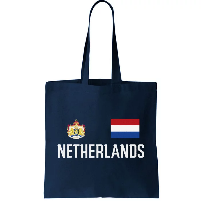 Netherlands Flag Football Soccer Fan Gift Tote Bag