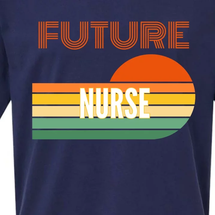 Nurse Funny Gift Future Nurse Funny Gift Sueded Cloud Jersey T-Shirt