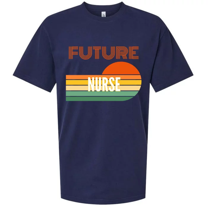 Nurse Funny Gift Future Nurse Funny Gift Sueded Cloud Jersey T-Shirt