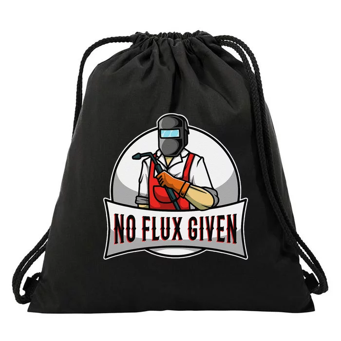 No Flux Given Drawstring Bag