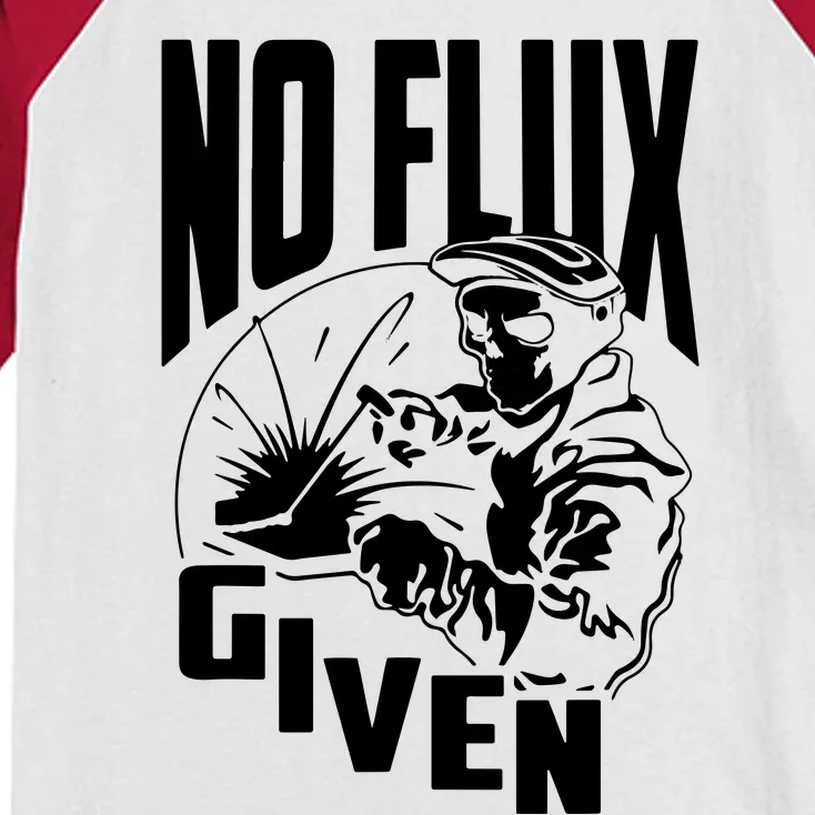 No Flux Given Funny Welder & Welding Kids Colorblock Raglan Jersey