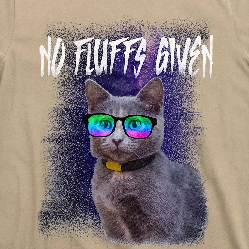 No Fluffs Given Funny Sarcastic Cat MEOW T-Shirt