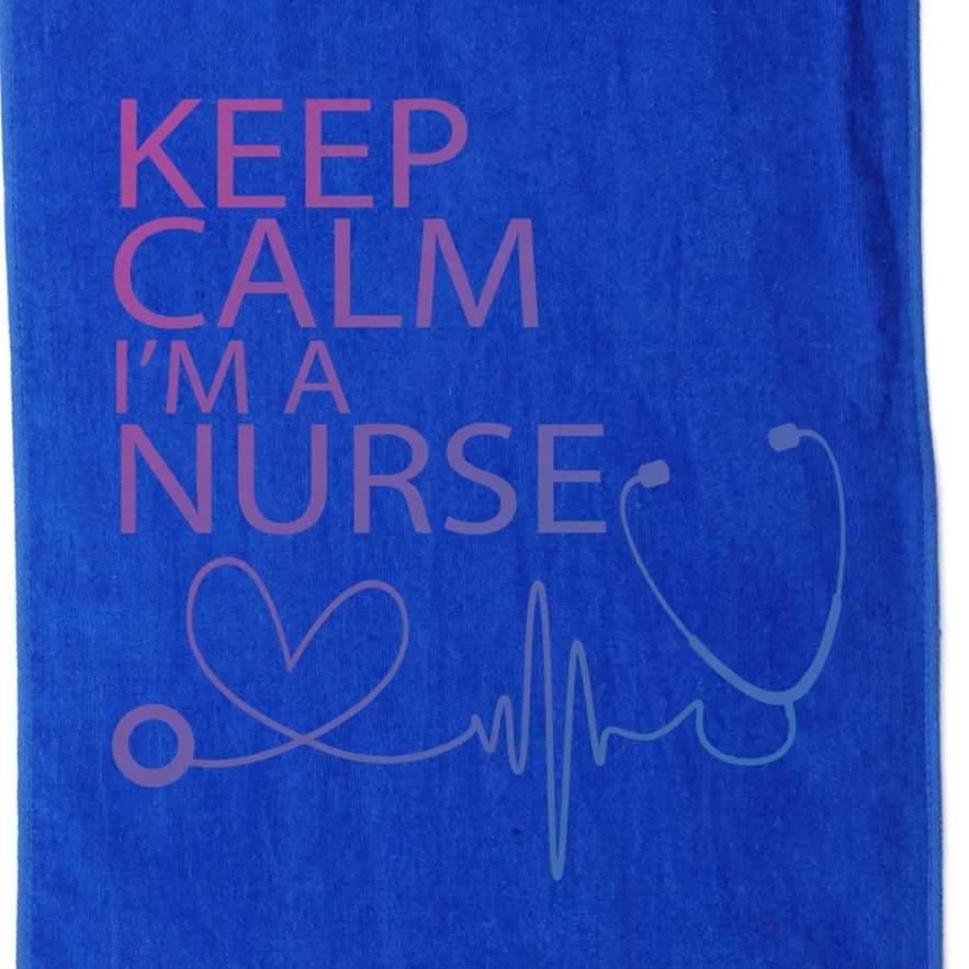 Nurse Funny Gift Cool Keep Calm Tee Cool Gift Platinum Collection Golf Towel