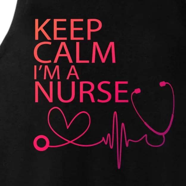 Nurse Funny Gift Cool Keep Calm Tee Cool Gift Ladies Tri-Blend Wicking Tank