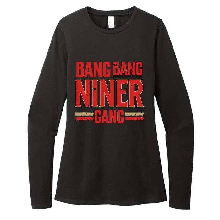 Niner Football Gang Womens CVC Long Sleeve Shirt