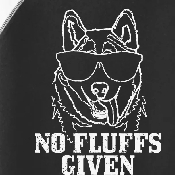 No Fluffs Given German Shepherd Akita Dog Mom Toddler Fine Jersey T-Shirt