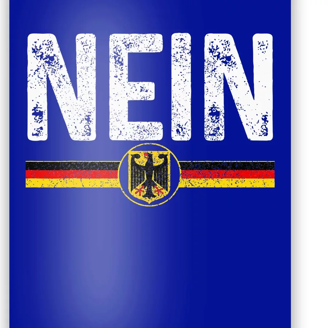 Nein Funny German No Germany Flag Souvenir Oktoberfest Gift Poster