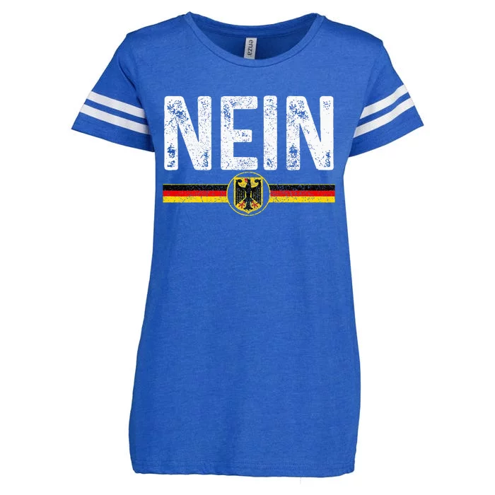 Nein Funny German No Germany Flag Souvenir Oktoberfest Gift Enza Ladies Jersey Football T-Shirt