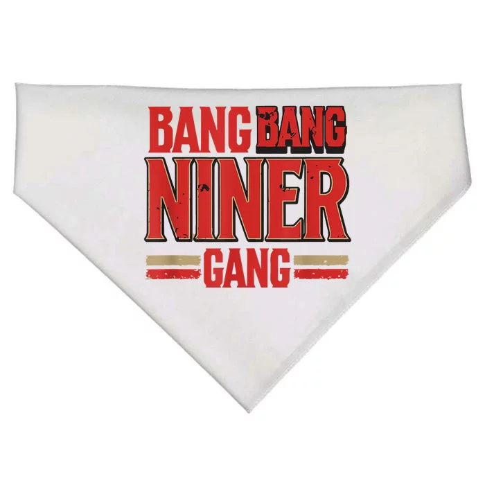 Niner Football Gang USA-Made Doggie Bandana