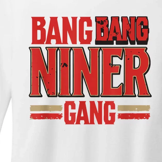 Niner Football Gang Womens CVC Long Sleeve Shirt