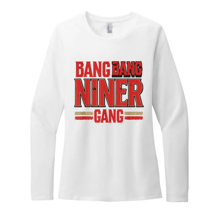 Niner Football Gang Womens CVC Long Sleeve Shirt