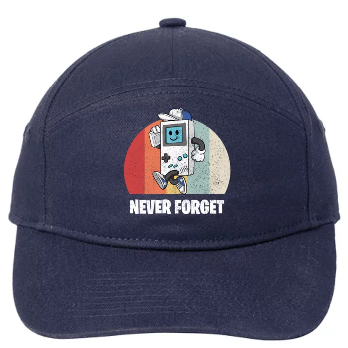 Never Forget Gift 7-Panel Snapback Hat