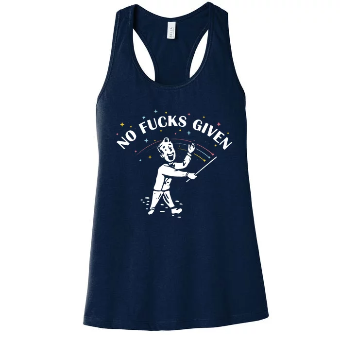 No Fucks Given Women's Racerback Tank