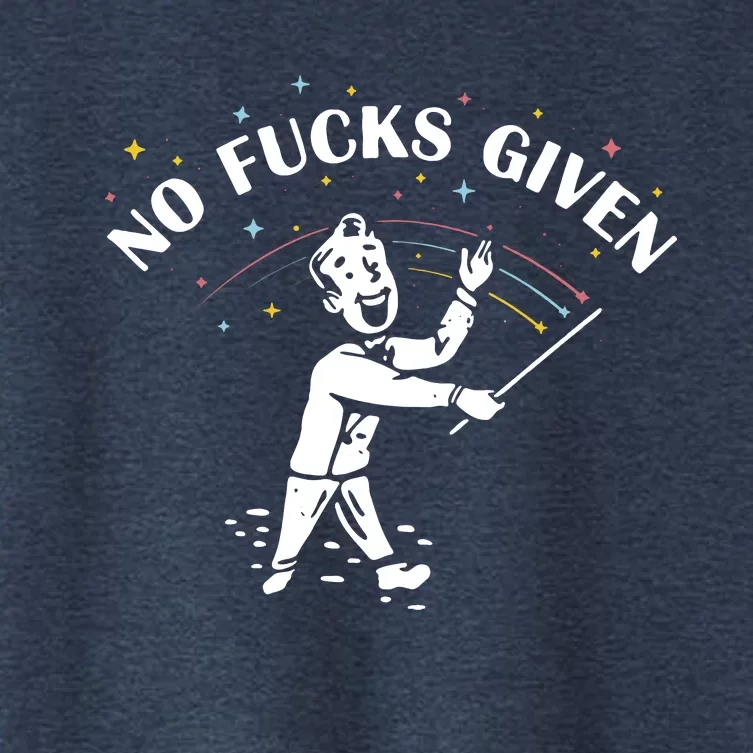 No Fucks Given Women's Crop Top Tee