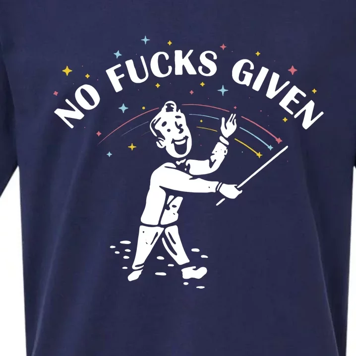 No Fucks Given Sueded Cloud Jersey T-Shirt