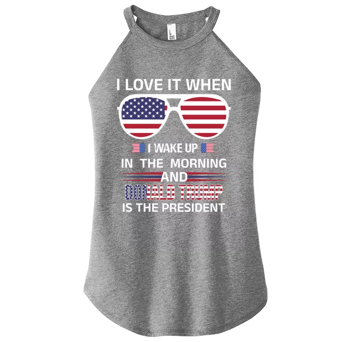 Novelty Funny Graphic Trump Republican Anti Biden Harris Cute Gift Women’s Perfect Tri Rocker Tank