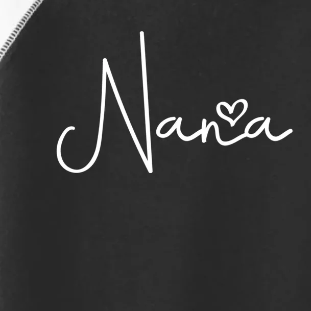 Nana For Grandma Women Christmas Mother's Day Birthday Gift Toddler Fine Jersey T-Shirt